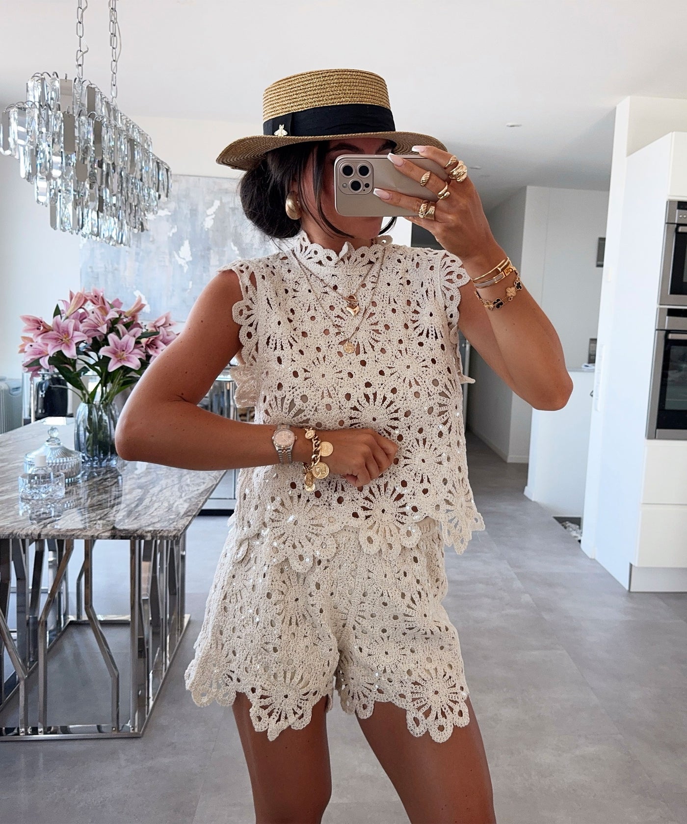 Häkel Set Meranda Beige Ladypolitan ♡