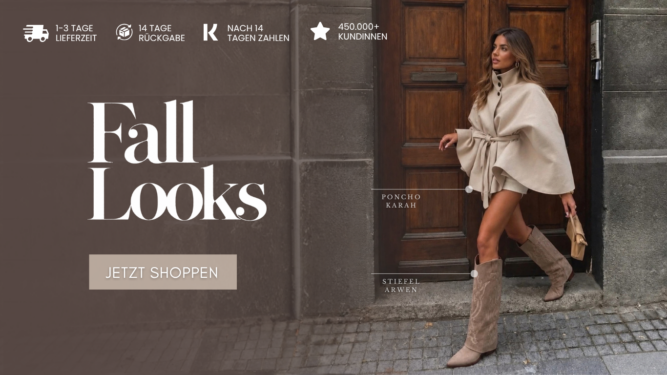 Aktuelle Ladypolitan Herbstkollektion mit Poncho Karah Beige