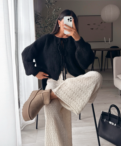 Gefütterte Plateau Boots Nina Camel Ladypolitan ♡