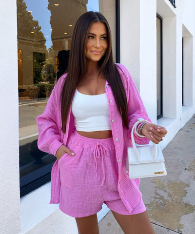 Musselin Shorts Hellpink Ladypolitan ♡