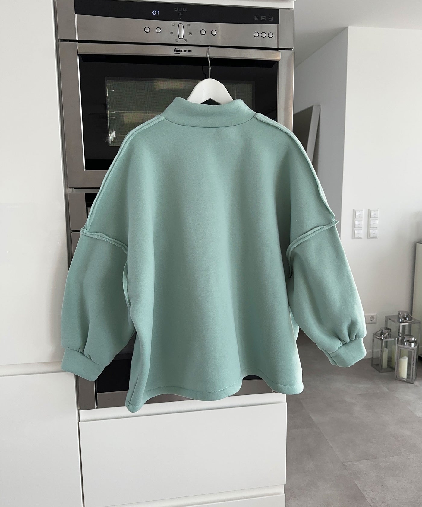 Gefütterte Oversize Jacke Mine Mint  Ladypolitan ♡   