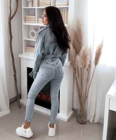 Jeans Trenchjacke Cia Blau Ladypolitan ♡