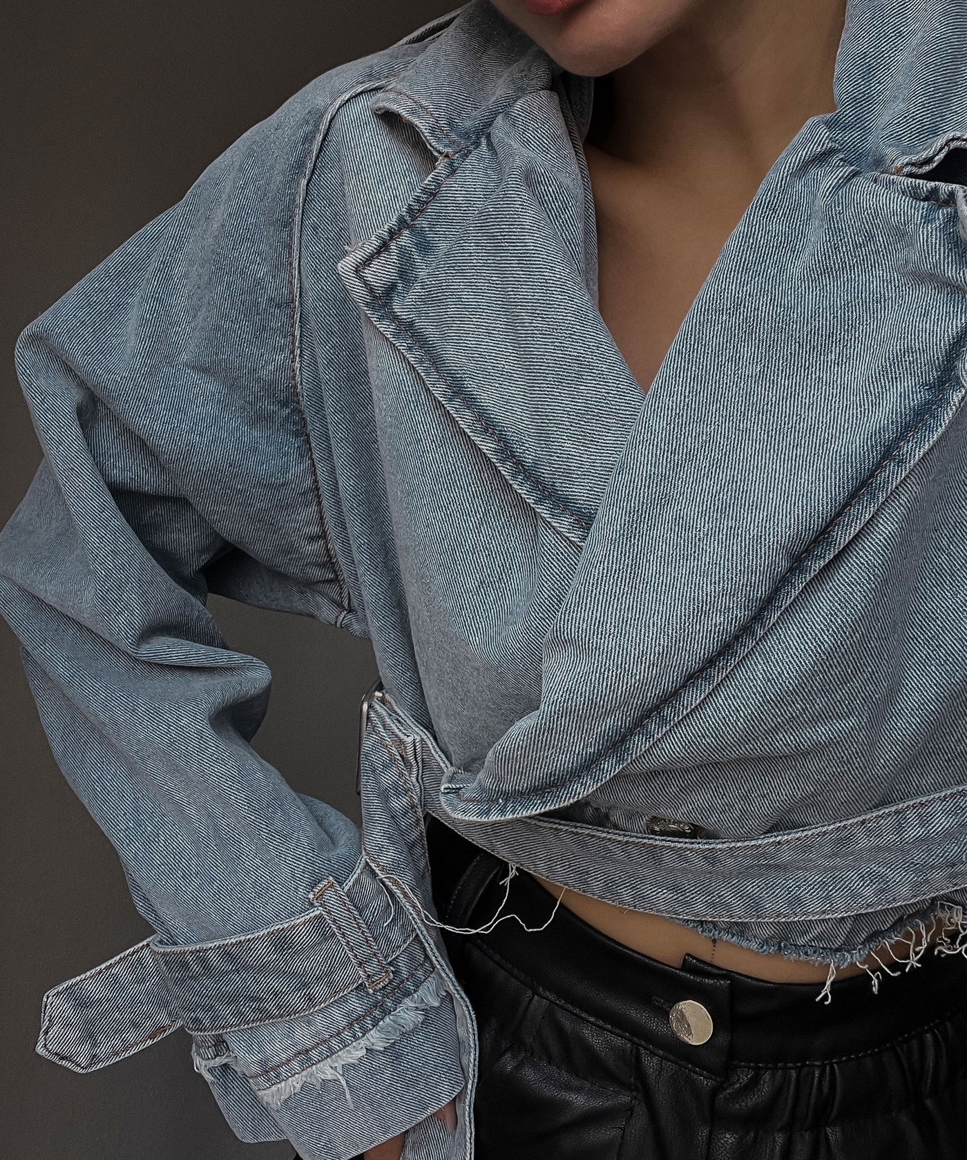 Jeans Trenchjacke Cia Blau Ladypolitan ♡
