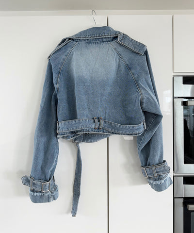 Jeans Trenchjacke Cia Blau Ladypolitan ♡