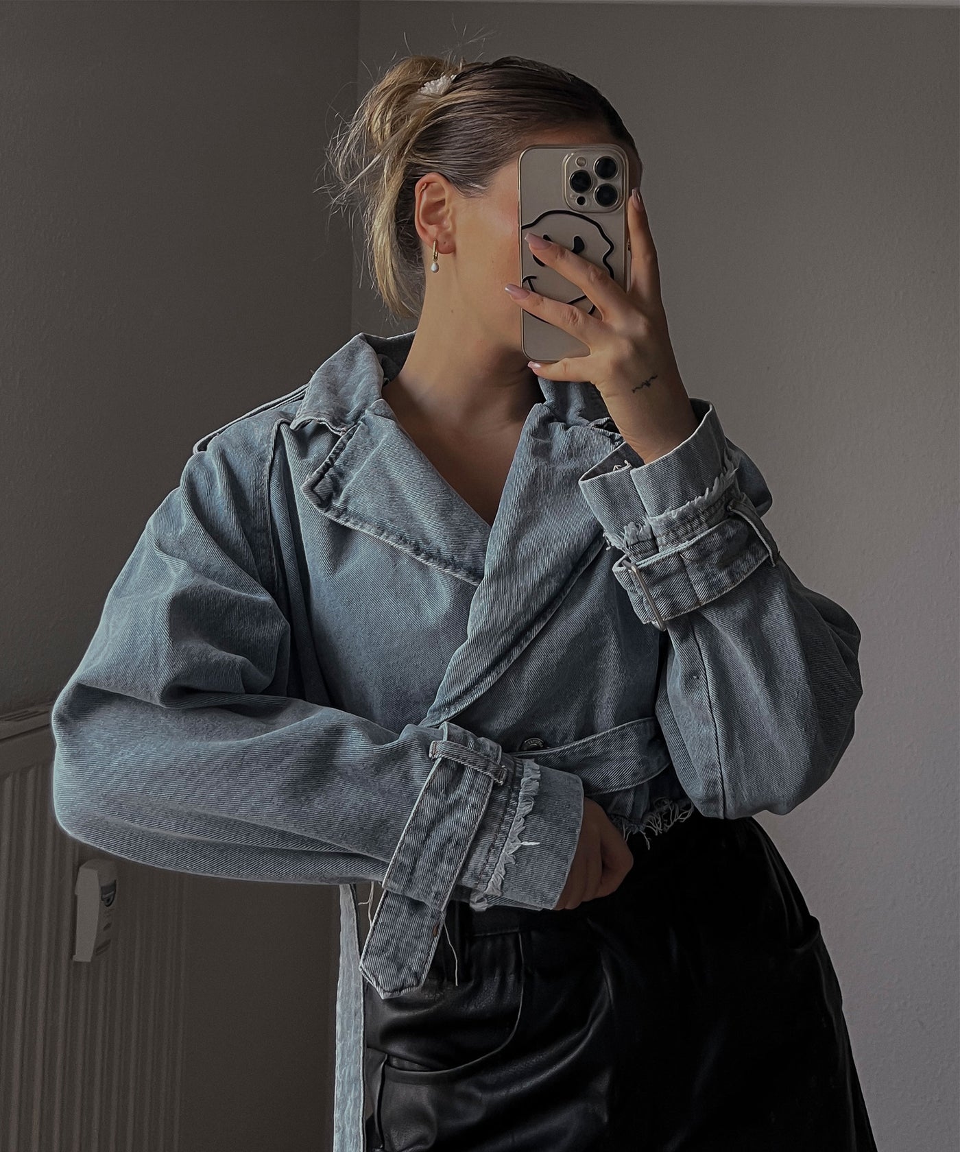 Jeans Trenchjacke Cia Blau Ladypolitan ♡