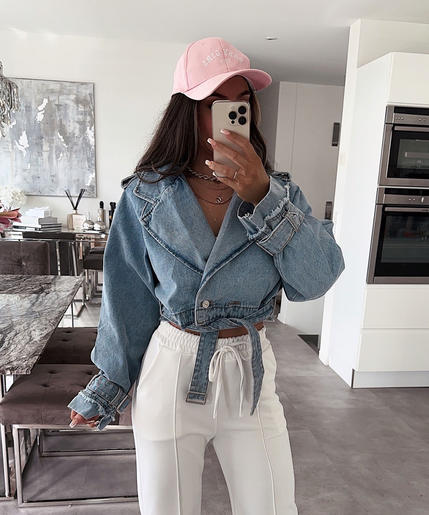 Jeans Trenchjacke Cia Blau Ladypolitan ♡