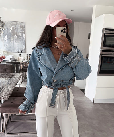 Jeans Trenchjacke Cia Blau Ladypolitan ♡