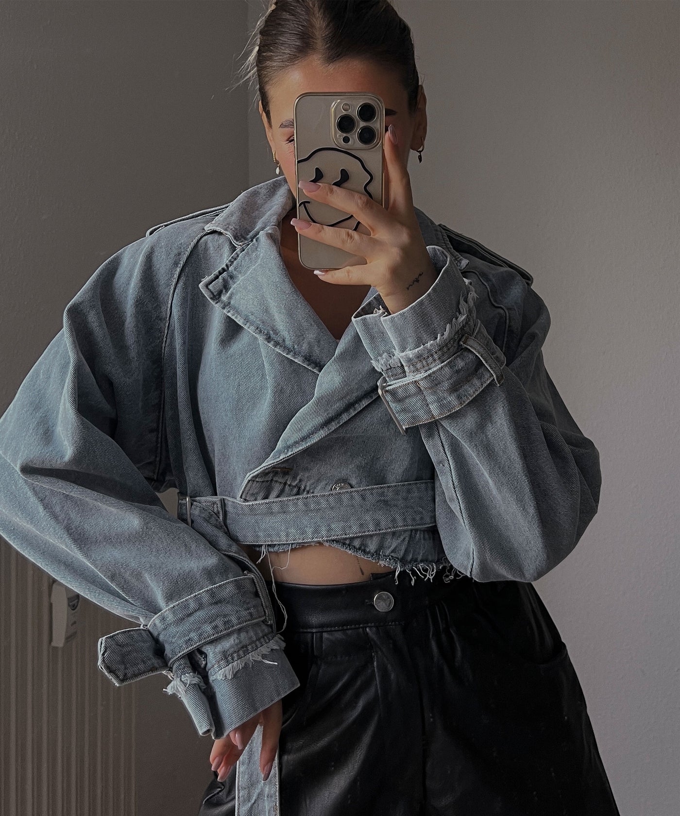 Jeans Trenchjacke Cia Blau Ladypolitan ♡