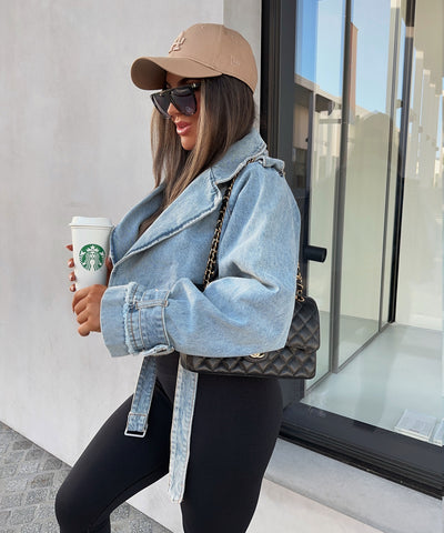 Jeans Trenchjacke Cia Blau Ladypolitan ♡