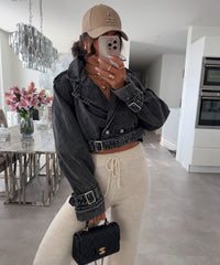 Jeans Trenchjacke Cia Grau