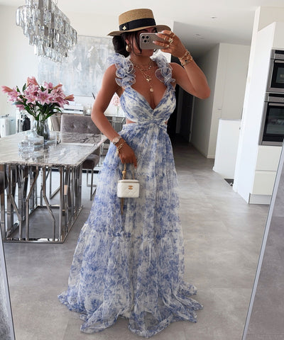Kleid Alusia Blau Ladypolitan ♡