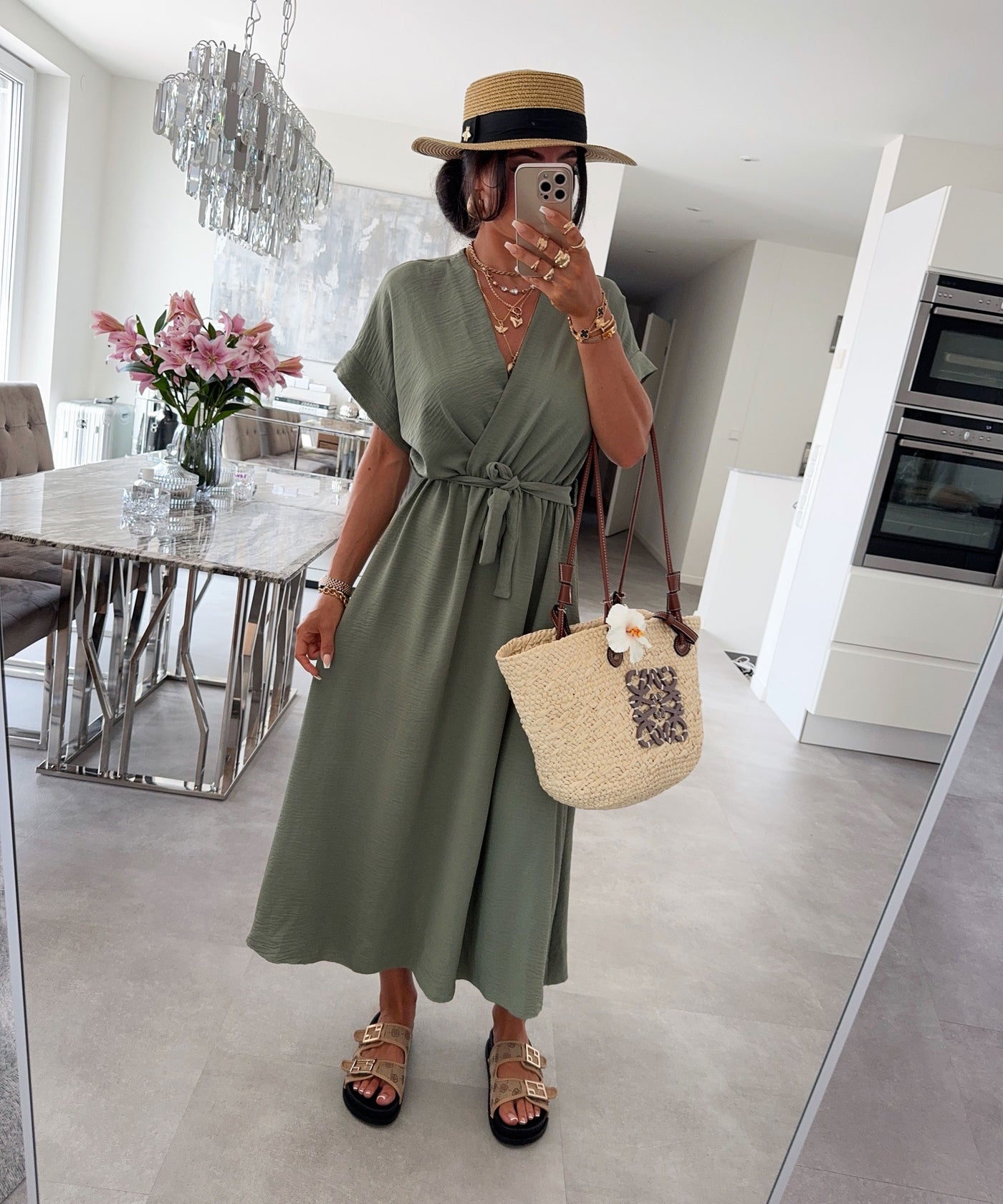 Kleid Enja Khaki Ladypolitan ♡