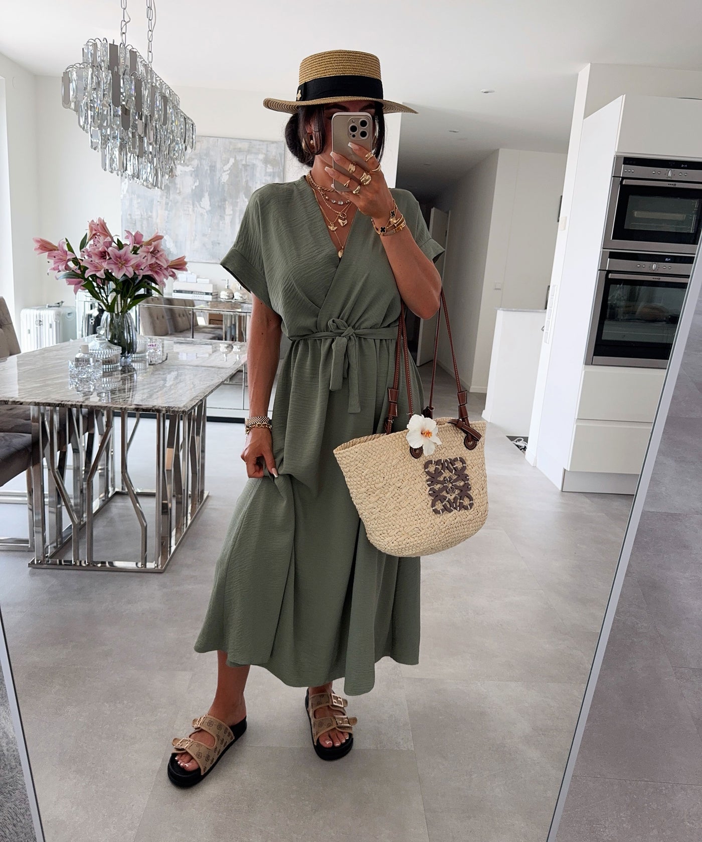 Kleid Enja Khaki Ladypolitan ♡
