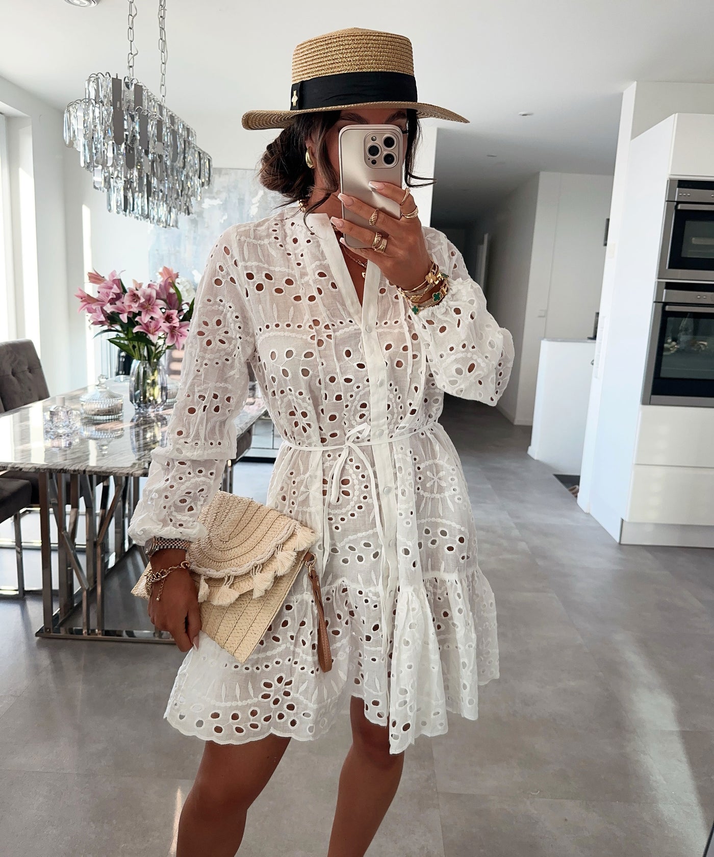 Kleid Eresa Weiß Ladypolitan ♡