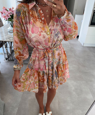 Kleid Flora Orange  Ladypolitan ♡   