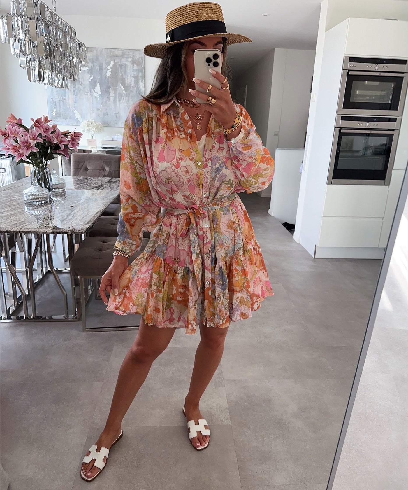 Kleid Flora Orange  Ladypolitan ♡   