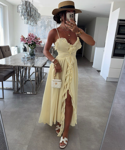 Kleid Rosia Gelb Ladypolitan ♡