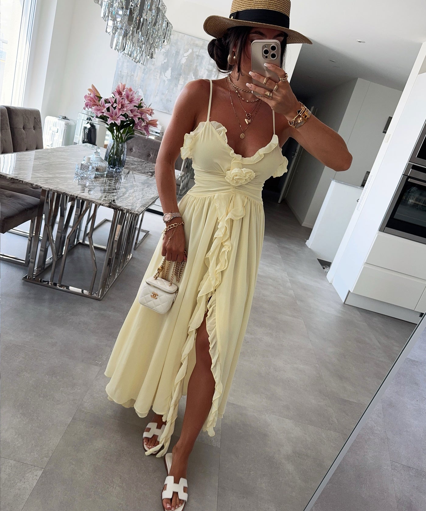 Kleid Rosia Gelb Ladypolitan ♡