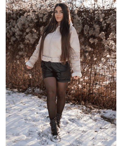 Leder Shorts Malaysia Schwarz  Ladypolitan - Fashion Onlineshop für Damen   