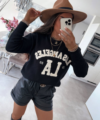 Leder Shorts Malaysia Schwarz  Ladypolitan - Fashion Onlineshop für Damen   