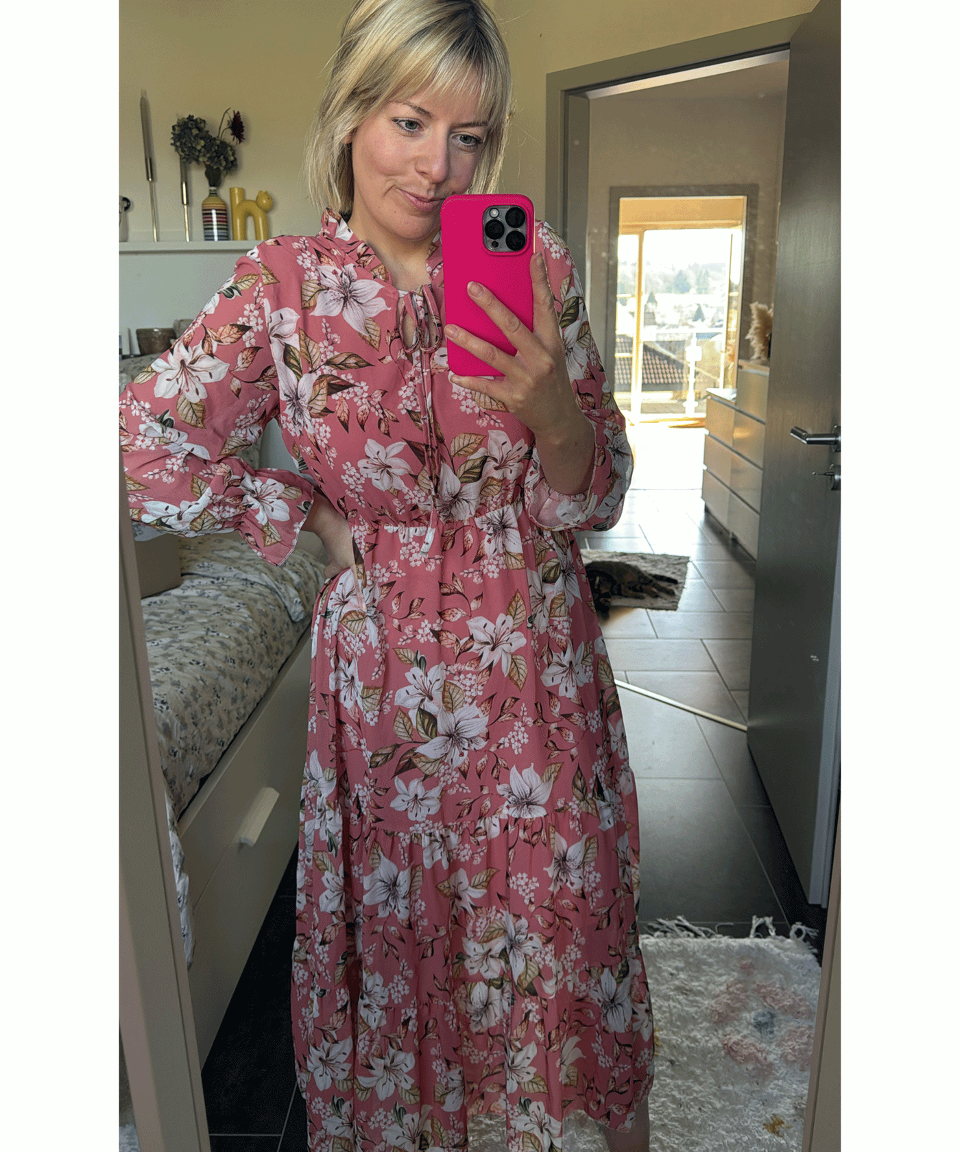 Maxi Kleid Estelle Peach  Ladypolitan ♡   