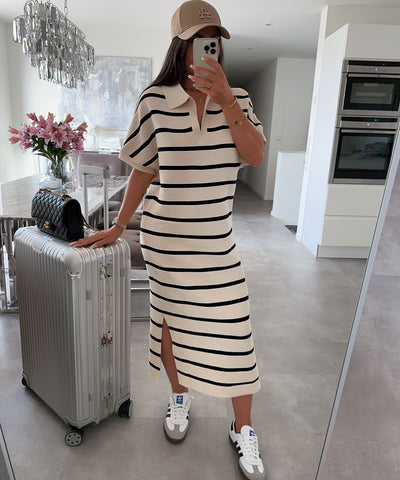 Maxi Kleid Mason Beige  Ladypolitan ♡   