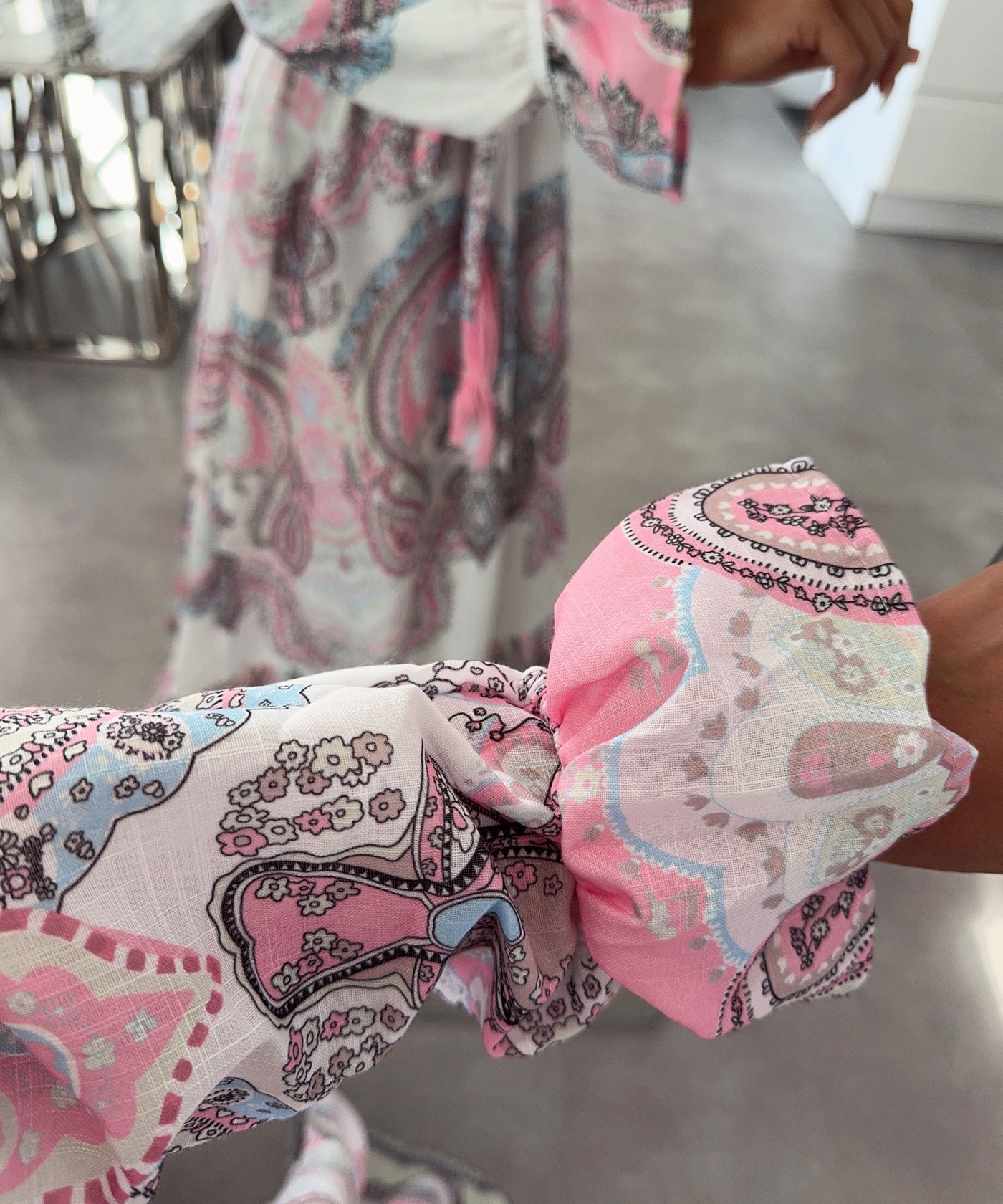 Maxi Kleid Mystia Weiß Ladypolitan ♡