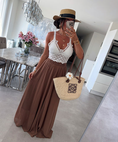 Maxi Rock Dalina Braun Ladypolitan ♡