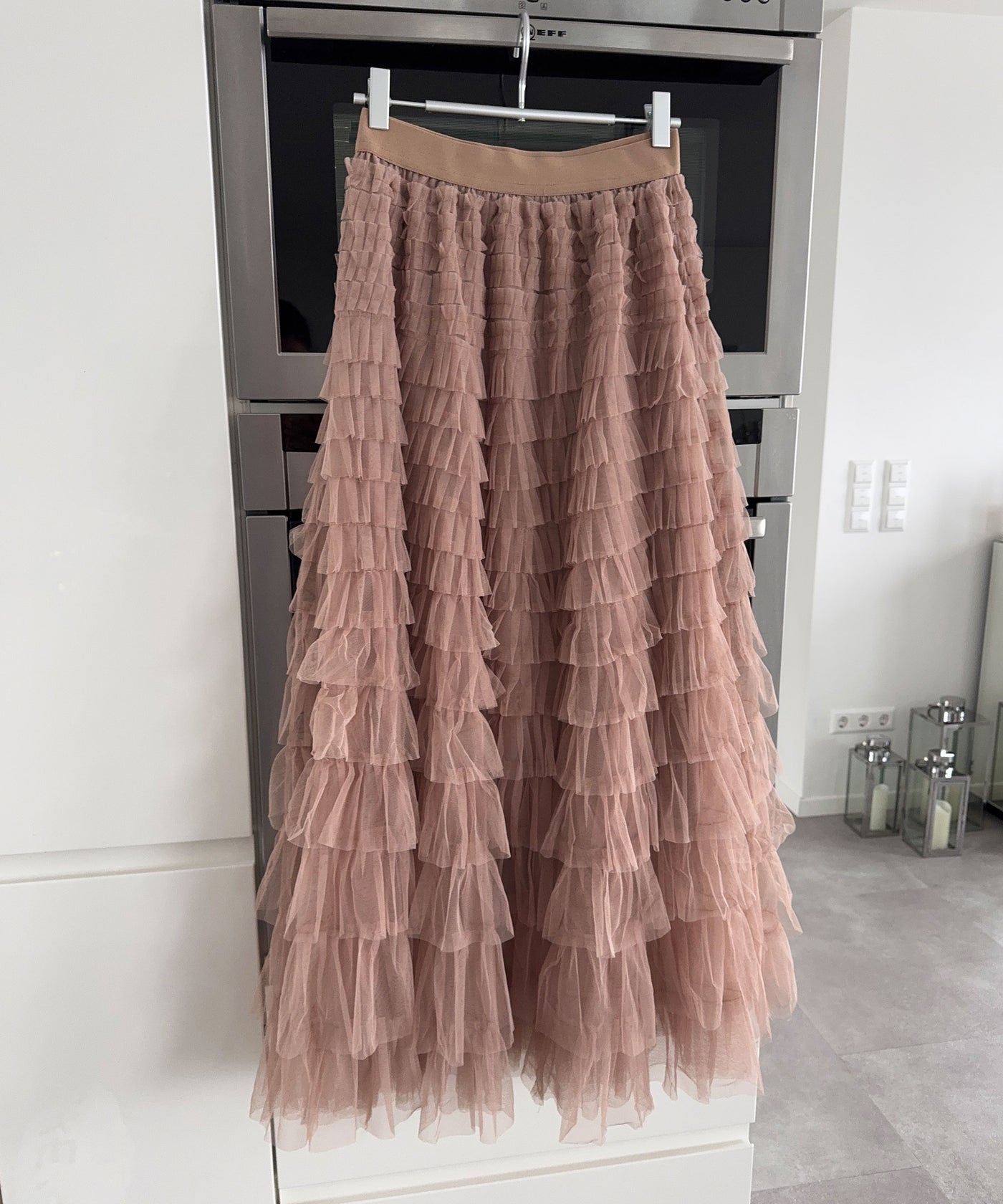 Maxi Rock Ylvie Camel Ladypolitan ♡