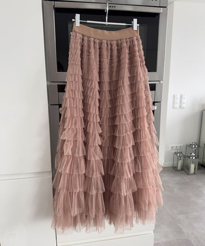 Maxi Rock Ylvie Camel Ladypolitan ♡