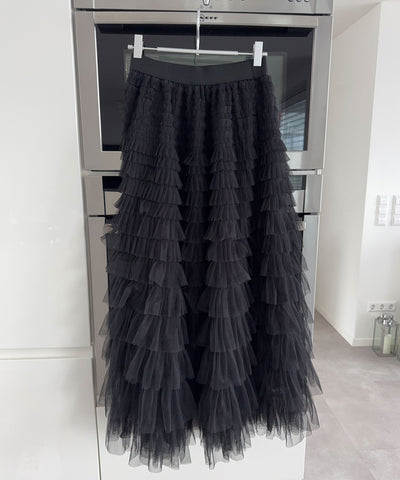 Maxi Rock Ylvie Schwarz Ladypolitan ♡