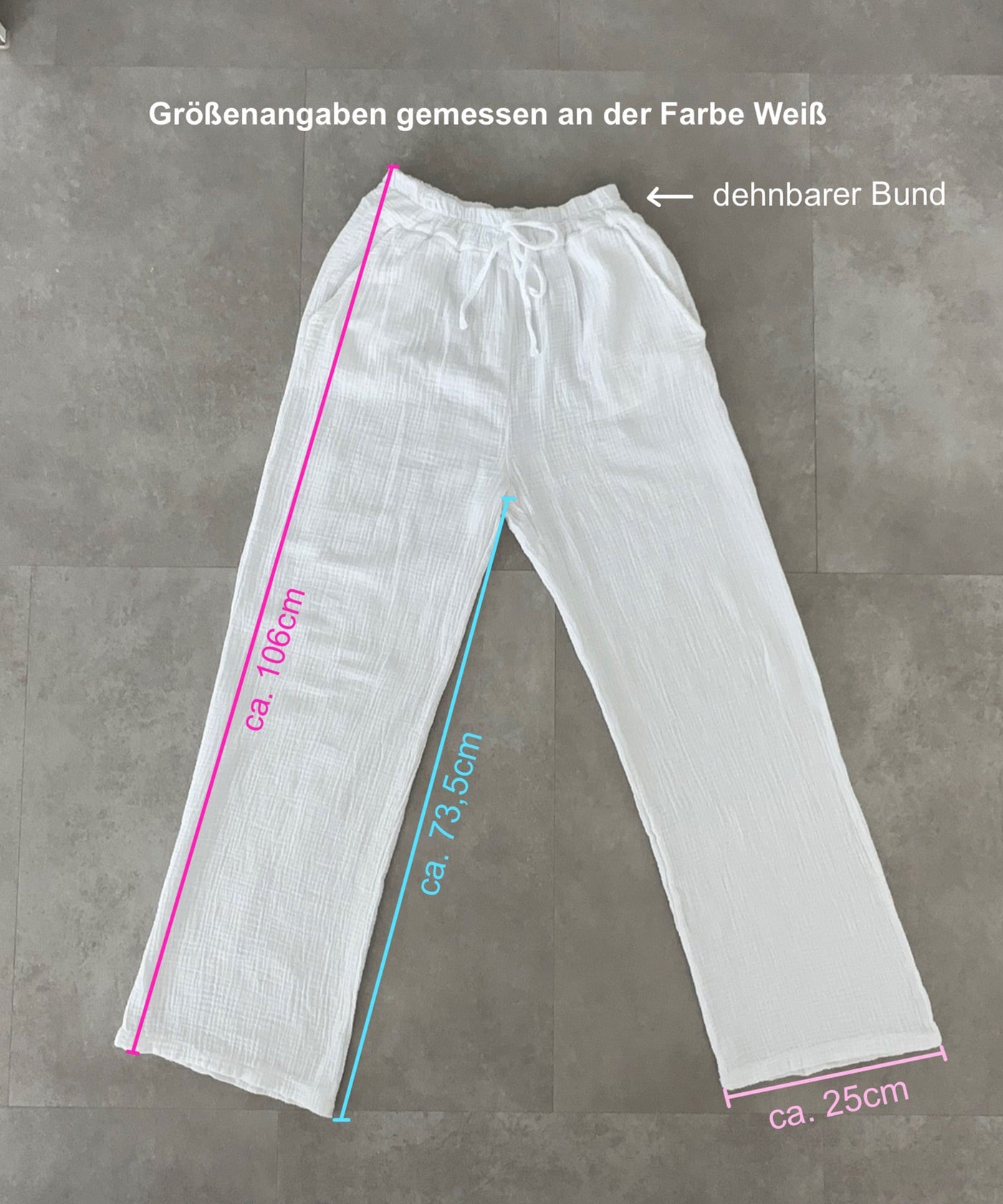 Musselin Hose Abril Schwarz  Ladypolitan ♡   