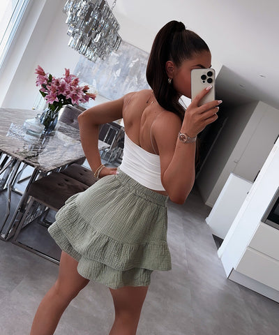 Musselin Hosenrock Alexis Khaki  Ladypolitan ♡   