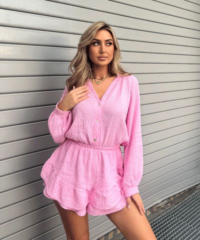 Musselin Jumpsuit Juana Babypink  Ladypolitan ♡   