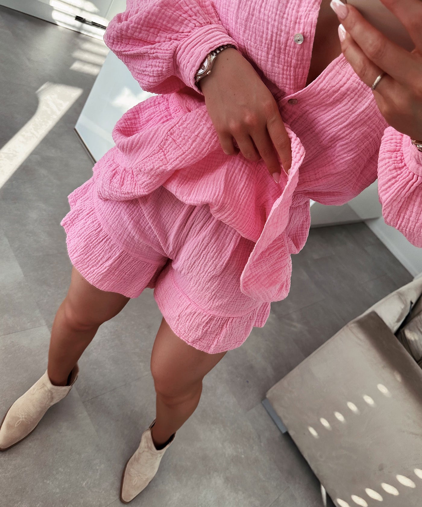 Musselin Jumpsuit Juana Babypink  Ladypolitan ♡   