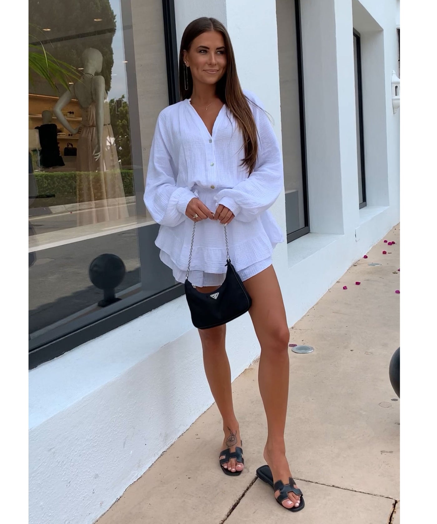 Musselin Jumpsuit Juana Weiß  Ladypolitan ♡   