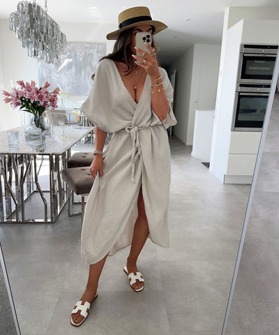 Musselin Wickel Kimono Bliss Beige  Ladypolitan ♡   