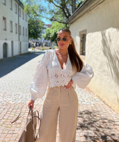 Oberteil Poci Weiß Ladypolitan - Fashion Onlineshop für Damen