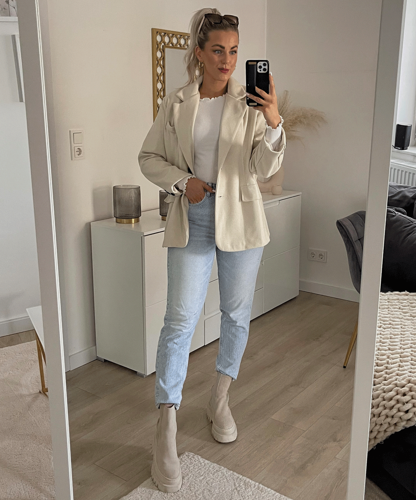 Oversize Blazer Nila Beige  Ladypolitan ♡   