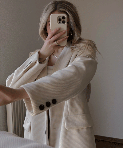 Oversize Blazer Nila Beige  Ladypolitan ♡   