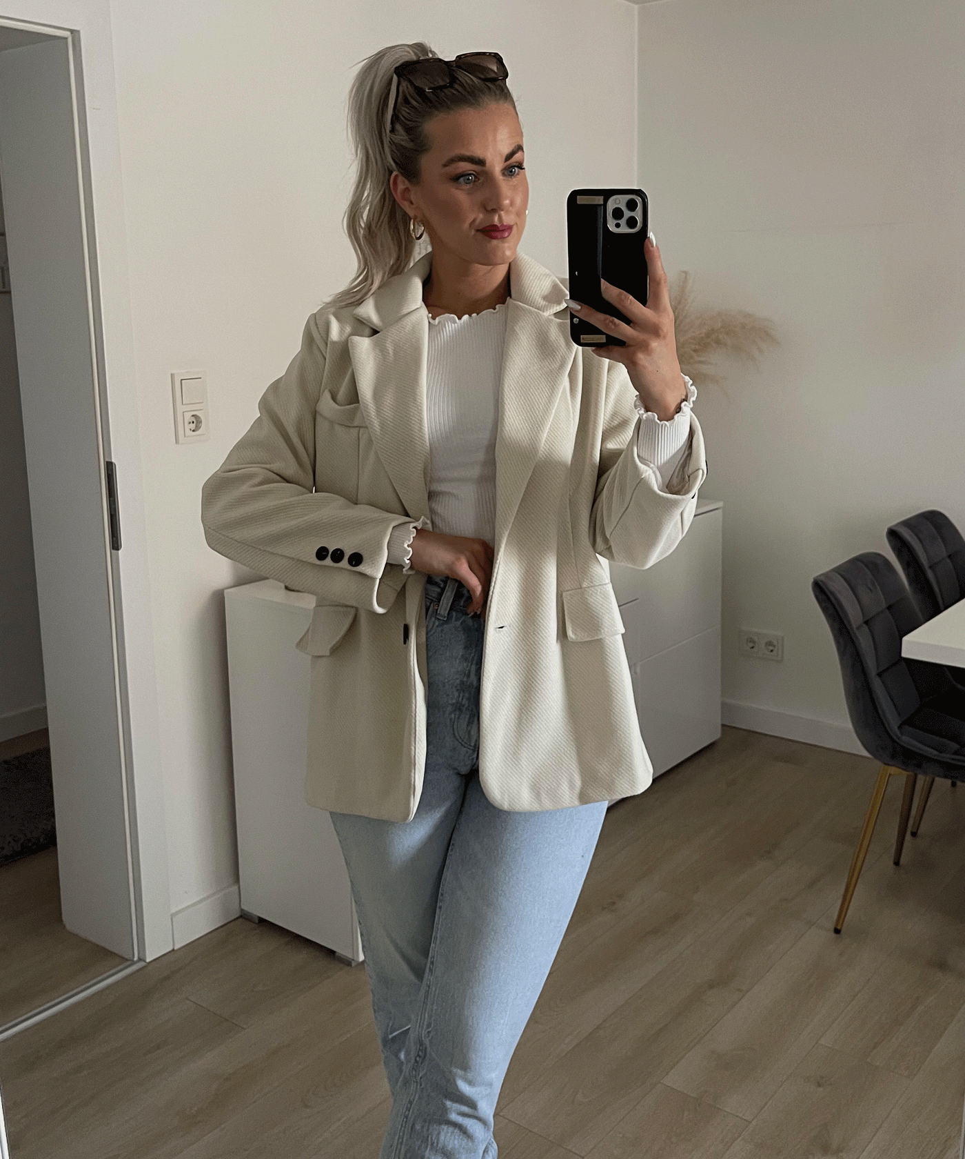 Oversize Blazer Nila Beige  Ladypolitan ♡   