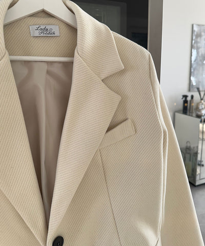 Oversize Blazer Nila Beige  Ladypolitan ♡   