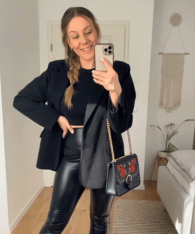 Oversize Blazer Nila Schwarz  Ladypolitan ♡   