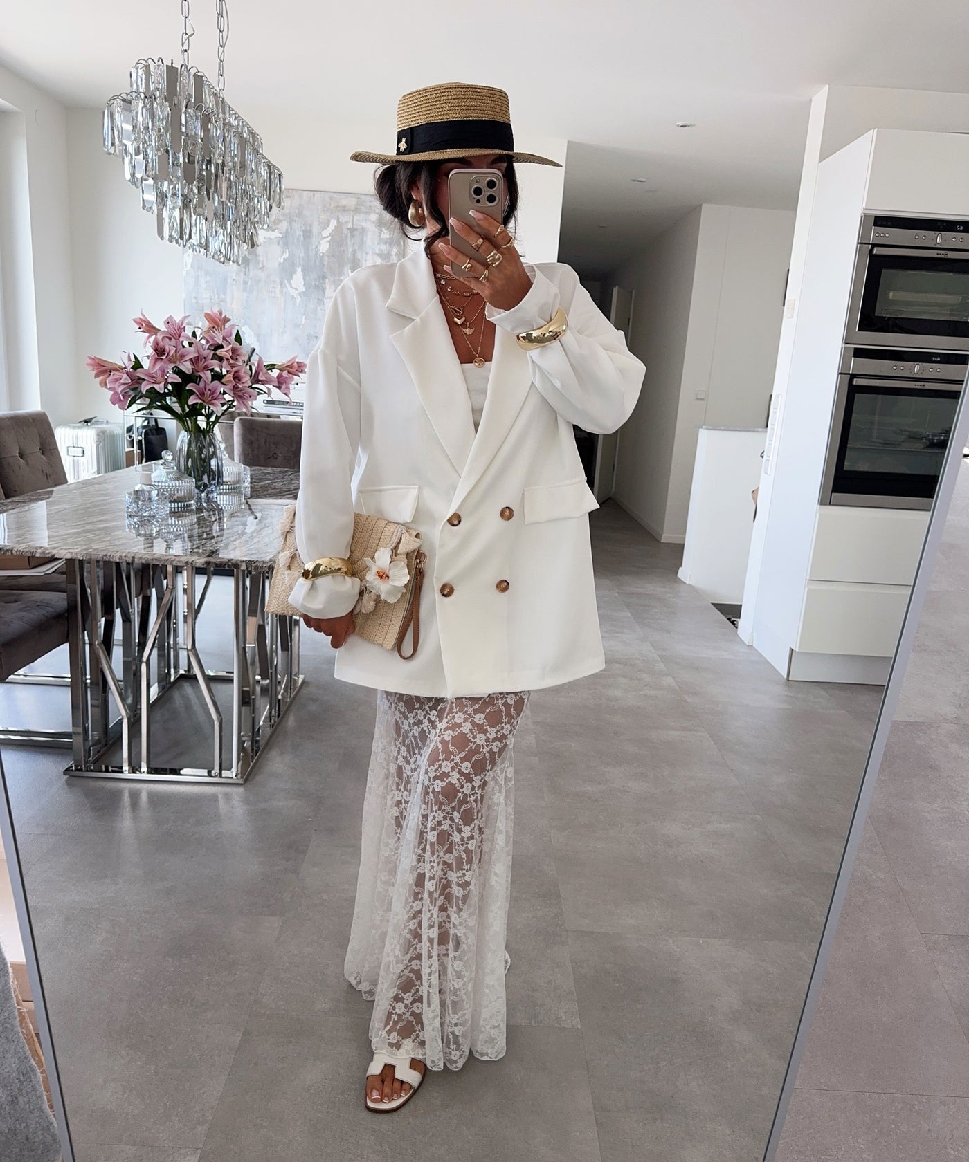 Oversize Blazer Salu Weiß Ladypolitan ♡