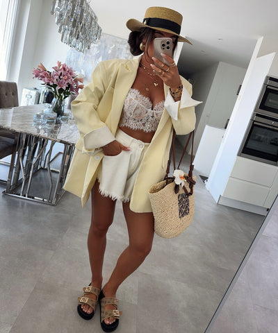Oversize Blazer Trina Gelb Ladypolitan ♡