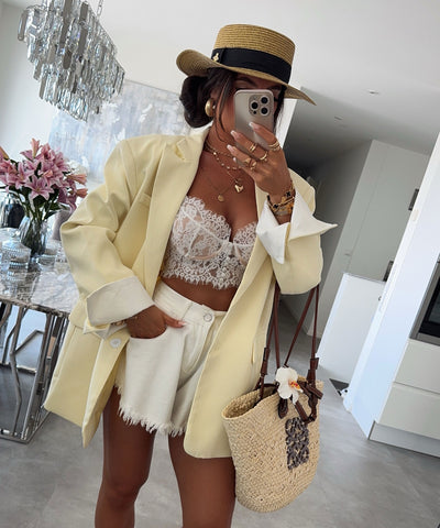 Oversize Blazer Trina Gelb Ladypolitan ♡