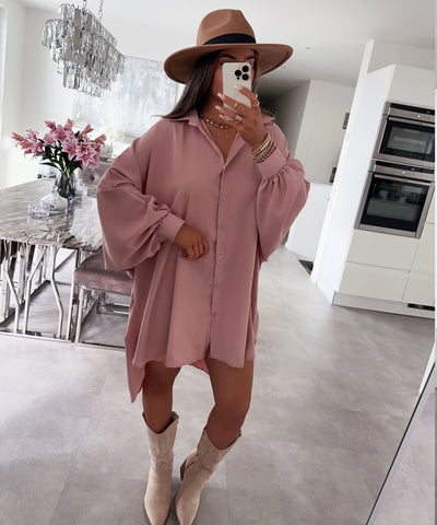 Oversize Bluse Alina Altrosa  Ladypolitan ♡   