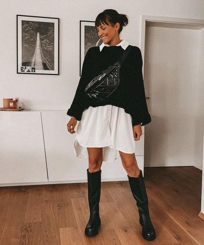 Oversize Bluse Alina Weiß  Ladypolitan ♡   