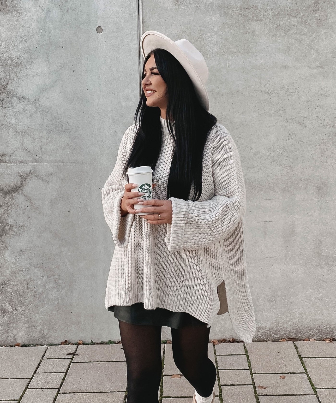 Oversize Pullover Elsa Beige  Ladypolitan ♡   