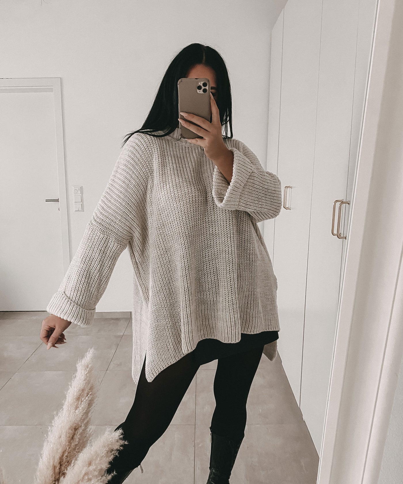 Oversize Pullover Elsa Beige  Ladypolitan ♡   